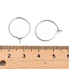 Brass Hoop Earring Findings LS-KK-R112-038A-3