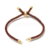 Braided Cotton Cord Slider Bracelet Making LS-MAK-R001-01G-04-1