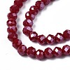 Electroplate Glass Beads Strands LS-EGLA-A034-P6mm-A22-3