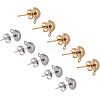 Unicraftale 304 Stainless Steel Stud Earring Findings STAS-UN0001-46-2