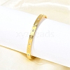 304 Stainless Steel Cuff Bangles BJEW-P348-02A-G-3