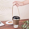 PU Leather Heat Resistant Reusable Cup Sleeve AJEW-GF0003-90C-6