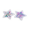 Quicksand Sequin PVC Plastic Cabochons PVC-L003-01B-2