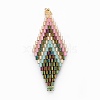 MIYUKI & TOHO Handmade Japanese Seed Beads Links SEED-E004-B17-1