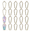 20Pcs Alloy Open Back Bezel Pendants FIND-CA0011-50AB-1