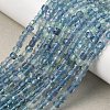 Natural Blue Fluorite Beads Strands GG-CBA0C5B-A05-1