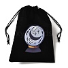 Rectangle Printed Velvet Cloth Packing Pouches ABAG-U006-03G-3