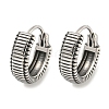 316 Surgical Stainless Steel Hoop Earrings EJEW-D096-09J-AS-1