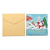 Square 3D Pop Up Paper Greeting Card AJEW-P124-C01-3