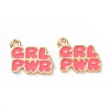 Alloy Enamel Charms ENAM-G201-01LG-B-1