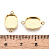 304 Stainless Steel Connector Cabochon Settings STAS-N115-40G-3