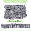 5Yards Polyester Wrinkle Ribbons OCOR-HY0001-80A-2