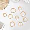 9 Pairs 3 Styles 304 Stainless Steel Huggie Hoop Earrings EJEW-BBC0002-31-7