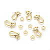 Tibetan Style Hook and Eye Clasps GLF1277Y-1