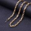 Titanium Steel Byzantine Chains Necklaces FS-WG56795-84-1