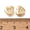 Brass Micro Pave Cubic Zirconia KK-Q001-05G-03-3