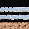 Imitation Jade Glass Beads Strands GLAA-R041-8x8mm-B02-4
