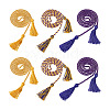 6Pcs 3 Style Polyester Tassel Big Pendant Decorations FIND-TA0001-49-8