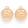 Golden Plated Alloy Enamel Charms LS-ENAM-S118-06H-1