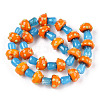 Handmade Lampwork Beads Strands X1-LAMP-N024-09G-3