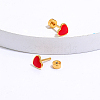 Heart Stainless Steel Stud Earring NR5432-02-2