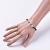 Glass Beads Stretch Bracelets BJEW-JB04756-03-4
