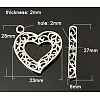 Brass Toggle Clasps KK-E737-18P-1