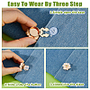 10Pcs 5 Colors Alloy Cufflinks FIND-PH0038-34-3