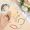 30Pcs Braided PU Leather Cord Bracelet Making MAK-SC0001-30A-4