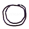 Electroplated Natural Lava Rock Beads Strands G-K388-03A-10-1