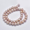 Natural Cultured Freshwater Pearl Beads Strands PEAR-F007-06B-01-2