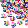 Handmade Polymer Clay Beads CLAY-Q252-01-1