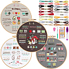 DIY Embroidery Kits For Beginner DIY-WH20011-73G-1