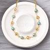 304 Stainless Steel Curb Chain Necklaces NJEW-V009-02G-1