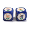 Printed Opaque Acrylic Beads LS-SACR-A009-01G-2