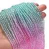 Transparent Painted Glass Beads Strands LS-DGLA-A034-T4mm-A10-2