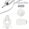 100Pcs Plastic Sleeve Ring FIND-OC0003-05A-2