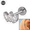 G23 Titanium Cartilage Earrings WGC4C46-17-1