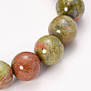 Natural Unakite Beaded Stretch Bracelets BJEW-Q692-57-8mm-2