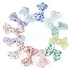 4Bags 4 Colors Cloth Bowknot Alligator Hair Clips PHAR-TA0001-20-3