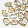 Pointed Back Glass Rhinestone Cabochons RGLA-T080-18x25mm-06-1