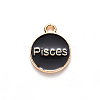 Alloy Enamel Pendants ENAM-S124-01B-08H-3