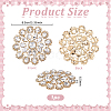 Brass Rhinestone Applique DIY-FG0009-87A-2