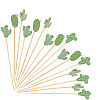 Disposable Bamboo Sticks AJEW-CN0003-68A-1