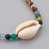 Natural Agate Braided Bead Bracelets BJEW-JB04078-02-2