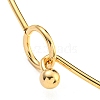 304 Stainless Steel White Enamel Small Daisy Flower Choker Necklaces for Women NJEW-Z040-01G-01-3