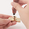 Wax Seal Brass Stamp Head AJEW-WH0215-006-4