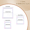 3 Stes 3 Styles Plastic Cross Stitch Embroidery Hoops DIY-CP0012-44B-2