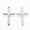 Non-Tarnish 201 Stainless Steel Tiny Cross Charms X-STAS-L197-36P-2