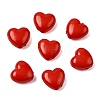 Red Heart Acrylic Beads X-SACR-10X11-12-5